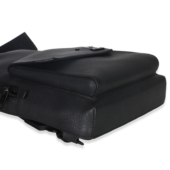 Louis Vuitton Black Waxy Calfskin Aerogram Pilot Slingbag - Picture 8 of 8